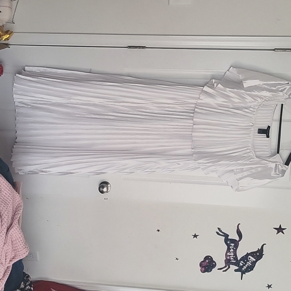 A White Dress From Ashley Stewart
